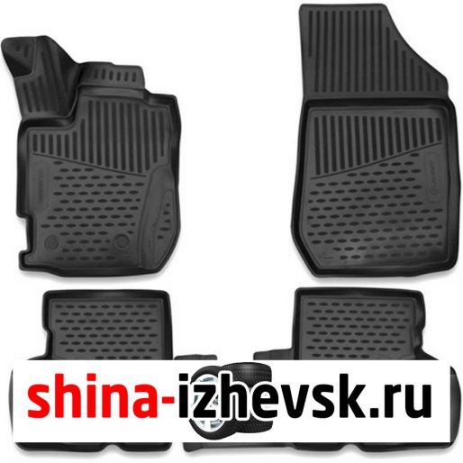 Коврик Autofamily коврики 3D в салон для RENAULT Kaptur, 04/2016- , 4 шт. ) в Ижевске